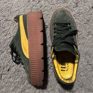 Rihanna Fenty Suede Platform Puma Creepers size 9.5 Women’s